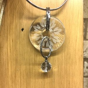 Silpada Sterling Silver & Glass Pendant